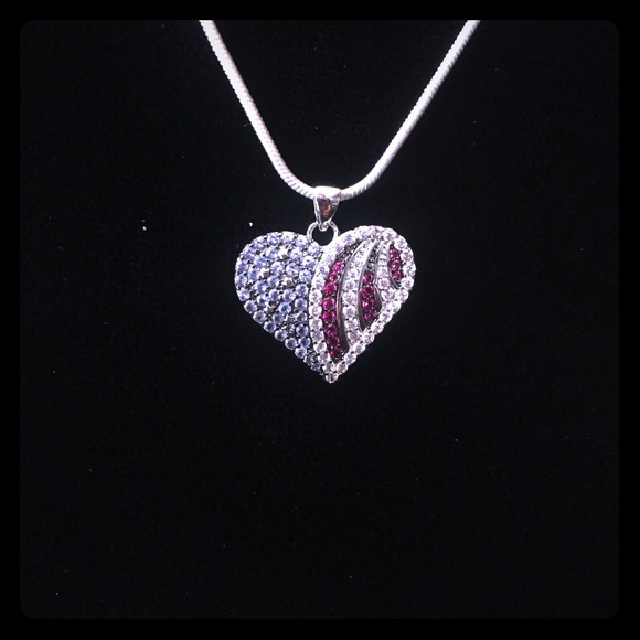 Jewelry - 🌜BOGO🌛Swarovski American Flag Necklace, Sterling